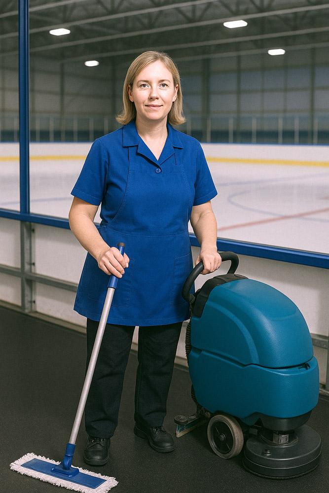 Wanted cleaner ice arena
